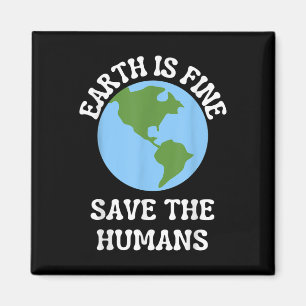 Grappige Earth Day Planet Environmental Protection Magneet