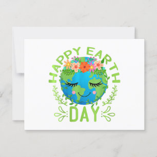 Grappige Earth Day Quote Aarde Cool Gelukkige Eart Briefkaart