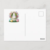 Grappige Easter Egg Hunt: Bunny Briefkaart (Achterkant)