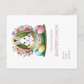 Grappige Easter Egg Hunt: Bunny Briefkaart (Voorkant)