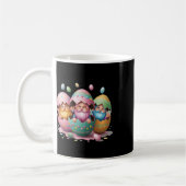 Grappige Easter Gnome Easter Gnomes uit te komen Koffiemok (Links)