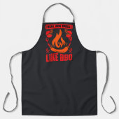 Grappige Echte Mannen Ruiken Naar Barbecue Schort (Voorkant)