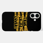Grappige echte misdaadliefhebber Case-Mate iPhone case (Achterkant (horizontaal))