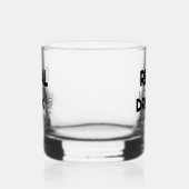 Grappige echte vrouwen drink woord kunst whisky glas (Links)