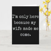 Grappige echtgenoot van vrouw cadeau kaart (Gele Bloem)