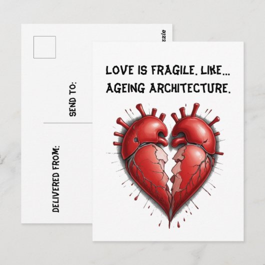 Grappige echtscheiding Humor Briefkaart (Voorkant / Achterkant)