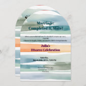 Grappige echtscheidingsvrijheid juicht een nieuw b kaart (Voorkant / Achterkant)