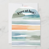 Grappige echtscheidingsvrijheid juicht een nieuw b kaart (Achterkant)