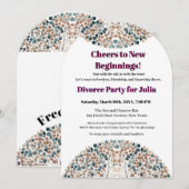 Grappige echtscheidingsvrijheid juicht een nieuw b kaart (Voorkant / Achterkant)