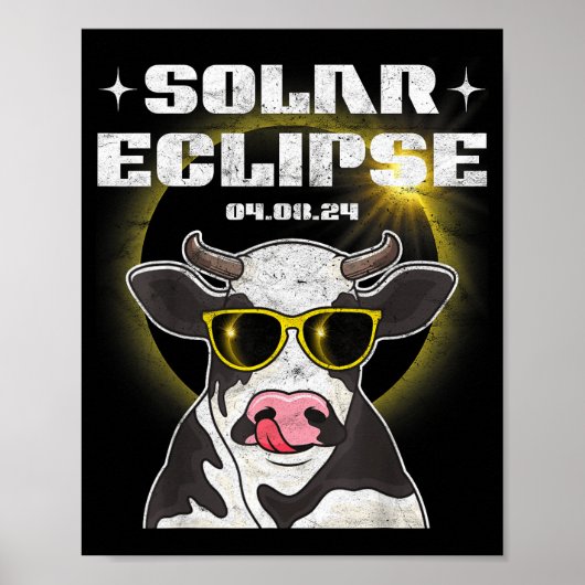 Grappige Eclipse Amerika Totaliteit Totale Zonsver Poster (Voorkant)