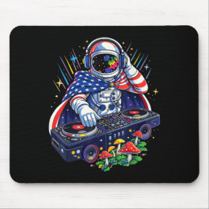 Grappige edc rave feest grafische outfits kleding muismat