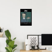 Grappige Edgar Allan Poe Poster (Thuiskantoor)