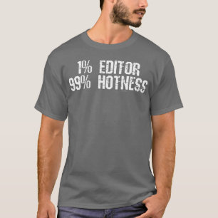 Grappige Editor Foto Video Film Editor Filmmaker f T-shirt