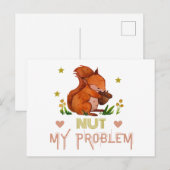 Grappige eekhoorn  briefkaart (Voorkant / Achterkant)