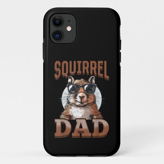Grappige Eekhoorn Dier Eekhoorn Vader Case-Mate iPhone Case (Achterkant)