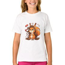 Grappige Eekhoorn Illustratie - Glamoureuze Bad Ha