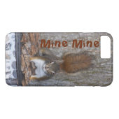 Grappige eekhoorn iPhone hoesje (Achterkant (Horizontaal))