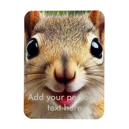 Grappige Eekhoorn Koelkast Magnet - Schattigee en  Magneet (Verticaal)