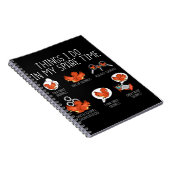 Grappige Eekhoorn Liefhebber Gift Vrouwen Eekhoorn Notitieboek (Rechterzijde)