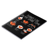 Grappige Eekhoorn Liefhebber Gift Vrouwen Eekhoorn Notitieboek (Linkerzijde)