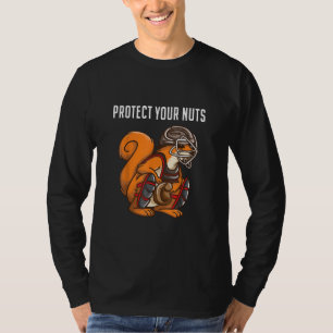 Grappige Eekhoorn Liefhebber Honkbal Catcher Cadea T-shirt
