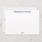 Grappige Eekhoorn Schattige Dieren Hallo Daar van  Feestdagenkaart (Achterkant)