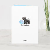 Grappige eekhoorn verjaardag Kaart van de hond (Achterkant)