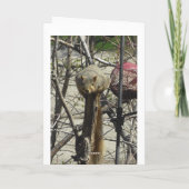 Grappige eekhoorn vriendschap kaart (Achterkant)