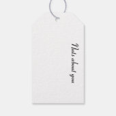 Grappige eekhoornnoten verliefd op jou Valentijnka Cadeaulabel (Achterkant)