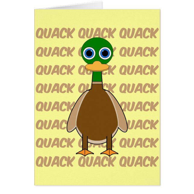 grappige eend (Voorkant)