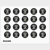 Grappige eend Arent mist een schroef in de hele ge Ronde Sticker (Vel)