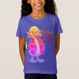 Grappige Eend Attitude Humor Quote T-shirt