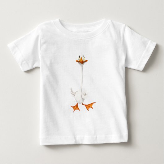 Grappige Eend Baby T-Shirt (Voorkant)