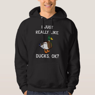 Grappige Eend Cadeau Voor Eendenliefhebbers Ik Vin Hoodie