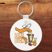 grappige eend-cartoon sleutelhanger (Voorkant)