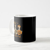 Grappige Eend Eend Boe Halloween Kostuum Eend  Koffiemok (Voorkant links)