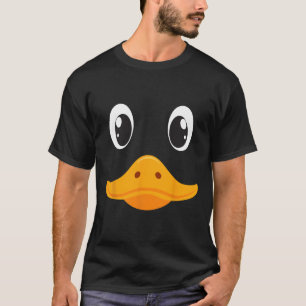 Grappige eend gezicht kostuum voor mannen Volwasse T-shirt
