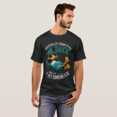 Grappige Eend Grafische T-shirts Mannen Vrouwen Ti (Voorkant volledig)