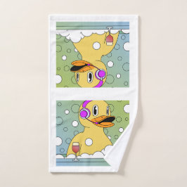Grappige eend handdoek