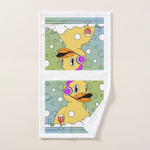 Grappige eend handdoek