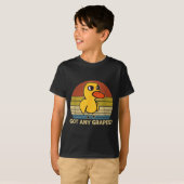 Grappige Eend Heeft Iets Fun Geld Grafisch Zomer H T-shirt (Voorkant volledig)