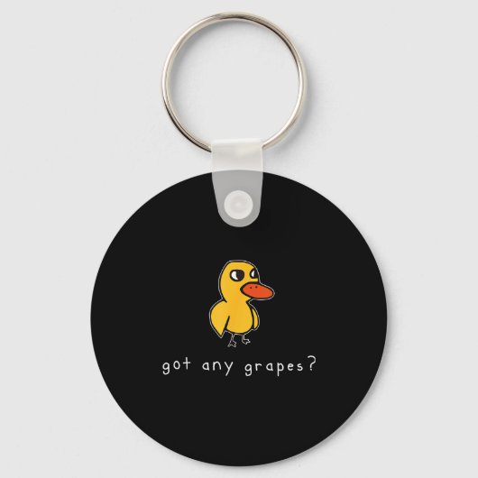 Grappige Eend Heeft Iets Grappigs Grafisch Zomeron Sleutelhanger (Voorkant)