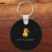 Grappige Eend Heeft Iets Grappigs Grafisch Zomeron Sleutelhanger (Voorkant)