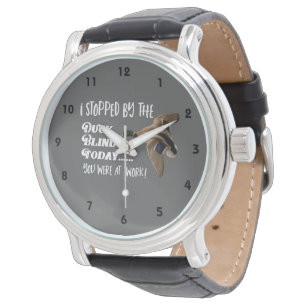 Grappige eend jagen Mallard werk sport citaat Horloge