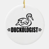 Grappige Eend Keramisch Ornament (Achterkant)