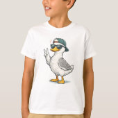 Grappige Eend Kinderen T-shirt (Voorkant)