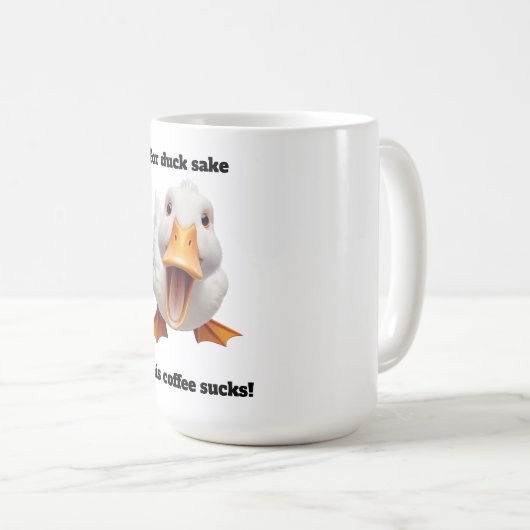Grappige Eend Koffiemok (Voorkant rechts)