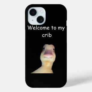 Grappige Eend Meme – “Welkom in Mijn Huis” Schatti iPhone 15 Case