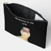 Grappige Eend Meme – “Welkom in Mijn Huis” Schatti Etui (Open)