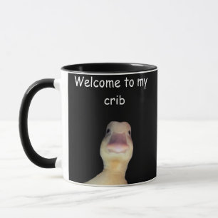 Grappige Eend Meme – “Welkom in Mijn Huis” Schatti Mok